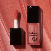 Glow Reviver Rosy Beige Lip Oil with Multicolor Pearl Sparkle
